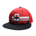 THE GAME TITANS GAMECHANGER SNAPBACK RED SKYLINE CAP