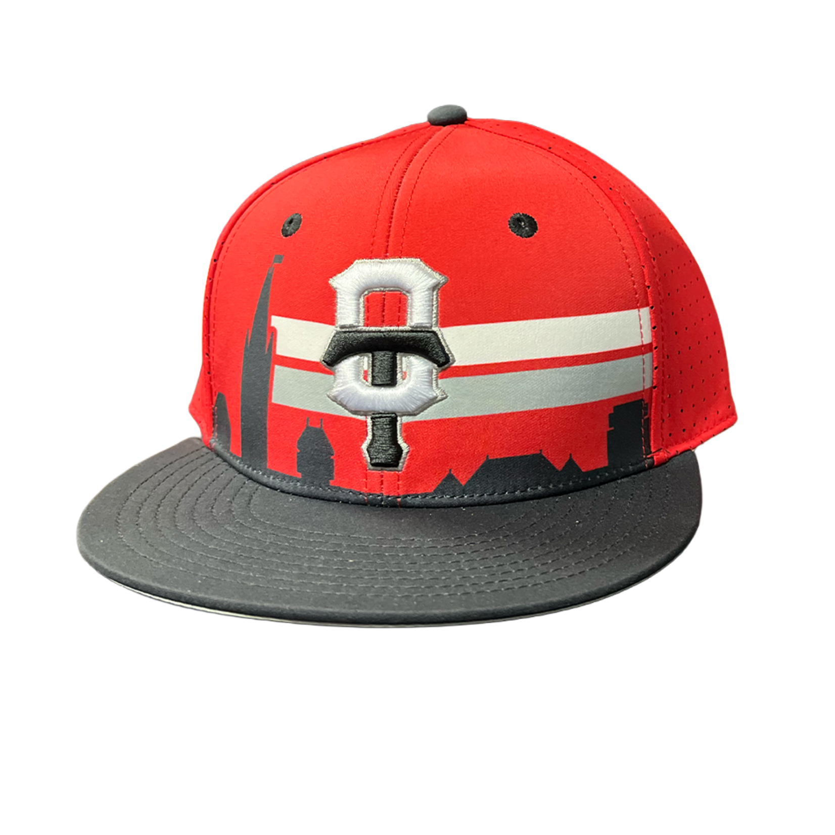 THE GAME TITANS YOUTH GAMECHANGER RED SKYLINE CAP