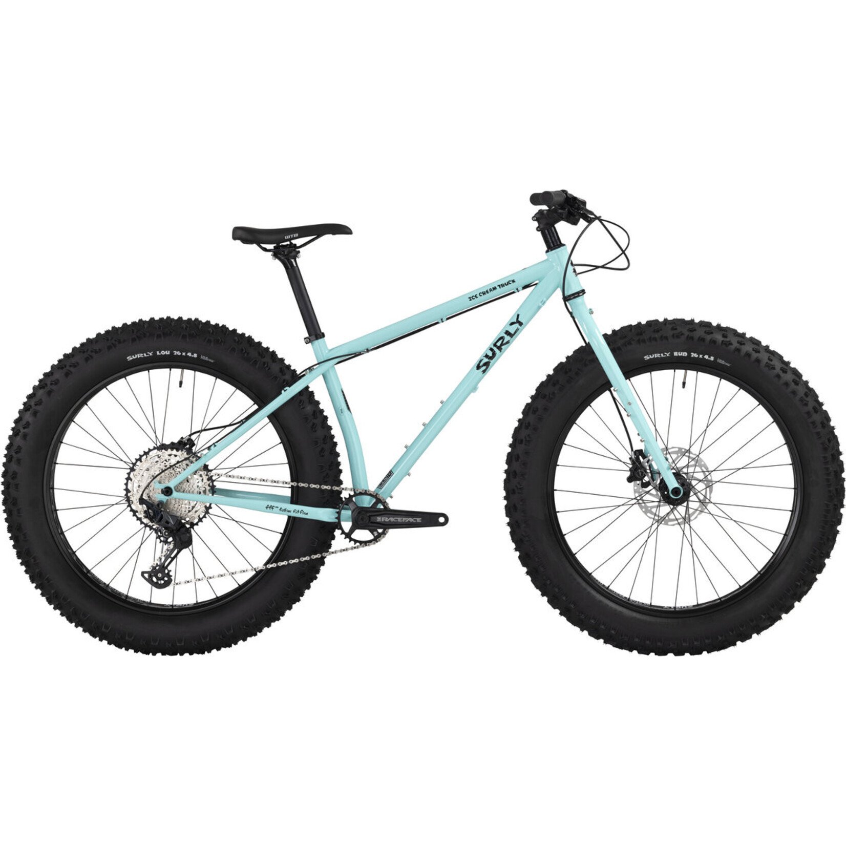 Surly Surly Ice Cream Truck Fat Bike - 26", Steel, Safety Mask Blue, Small