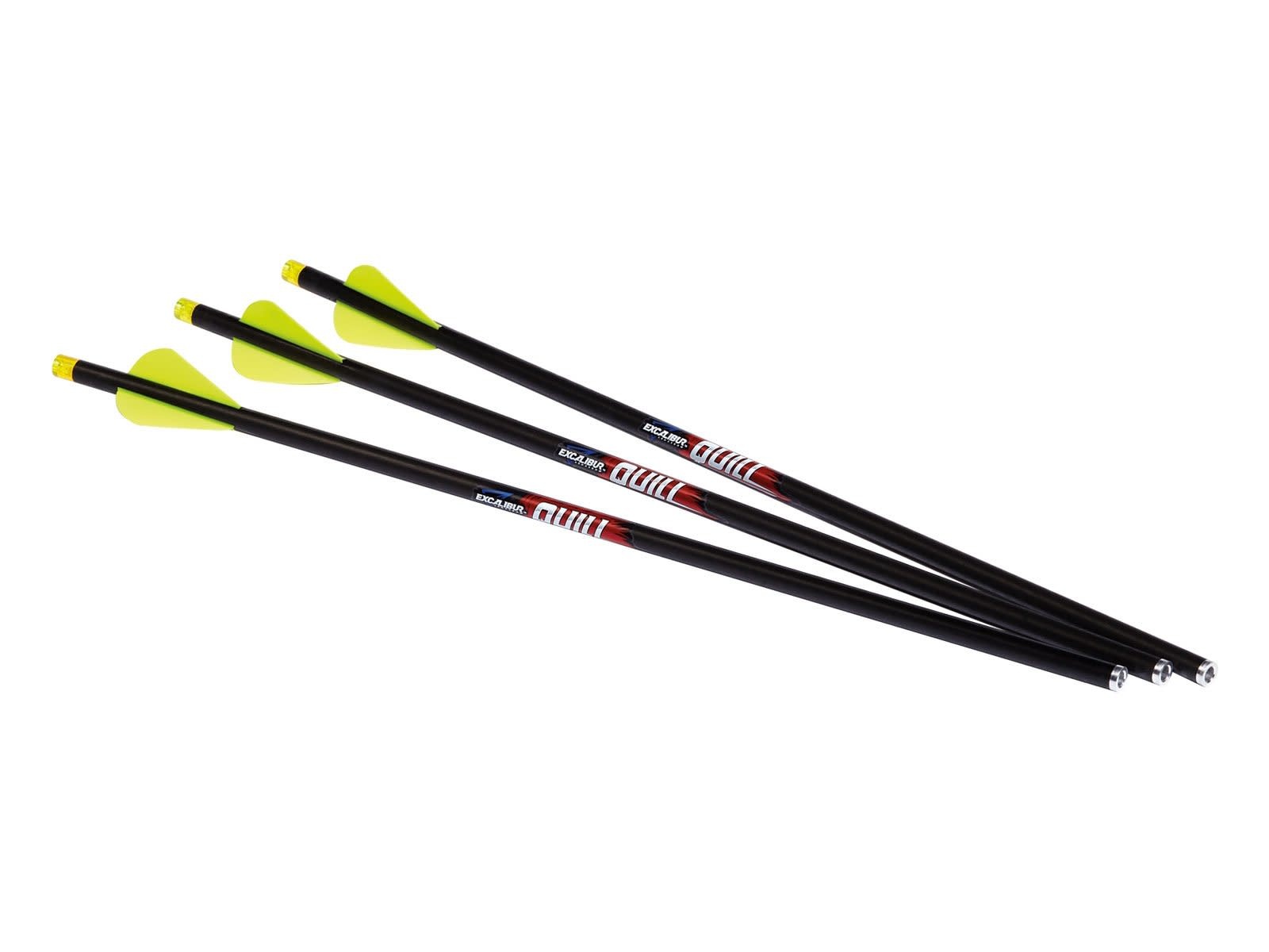 Excalibur Quill Arrows w/Lumenok Antler River Archery