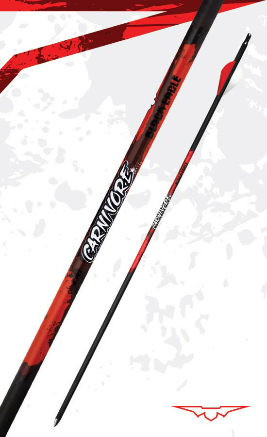 Black Eagle Carnivore Arrows 300 .001 (6 Pk) - Antler River Archery