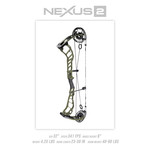 Prime Prime Nexus 4 RH 65#  Black Riser  Morel Limbs