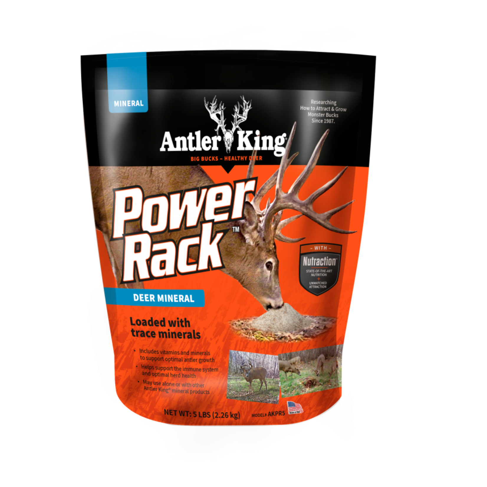 Antler King Antler King  Power Rack Deer Mineral 5 Lbs