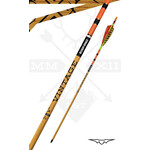 Black Eagle Black Eagle Vintage  Crested Feathered Arrows 350 (6 Pk) Yellow/Orange