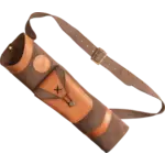 Bear Bear Traditional Leather Back  Quiver