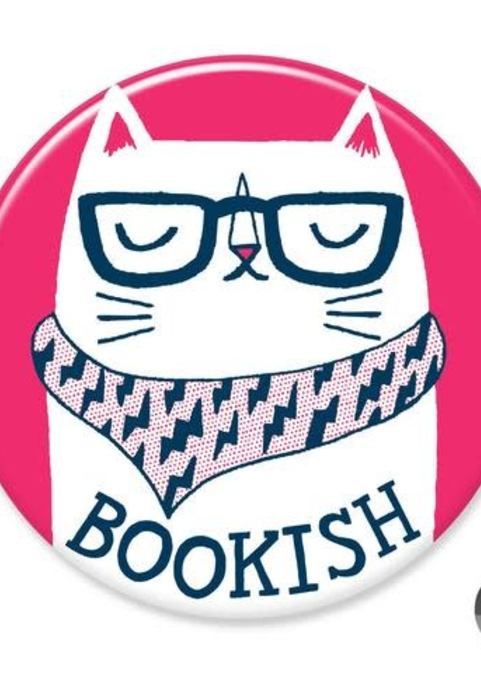 Badge Bomb Bookish Cat Magnet