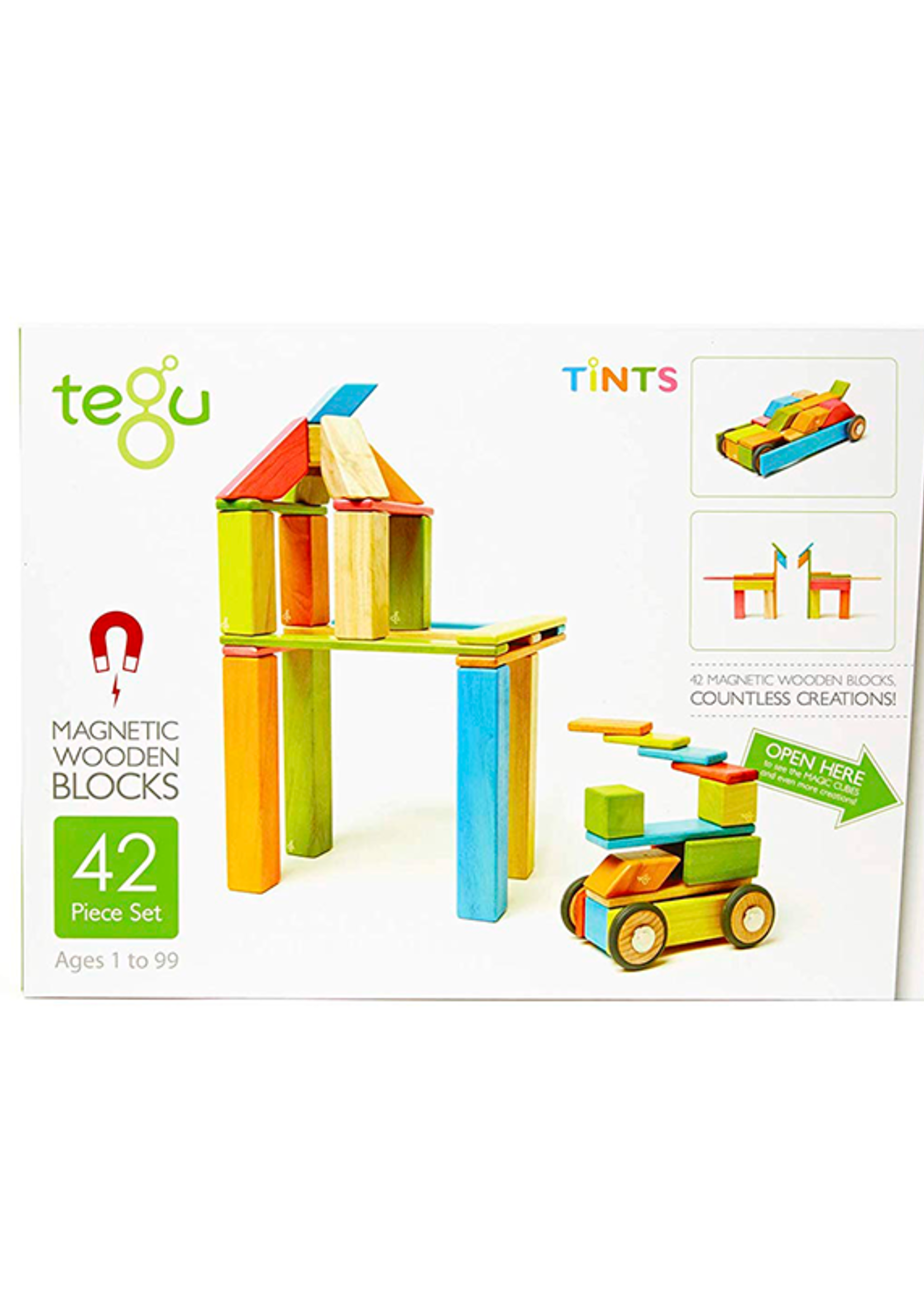 tegu 24 piece magnetic wooden blocks