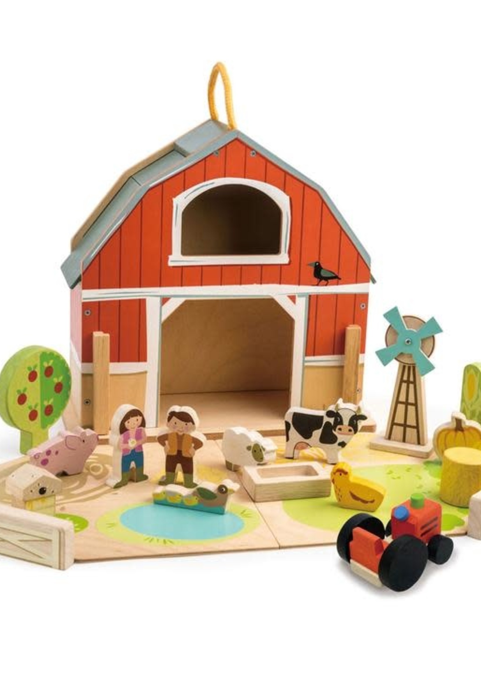 Tenderleaf Toys Baby Barn Set