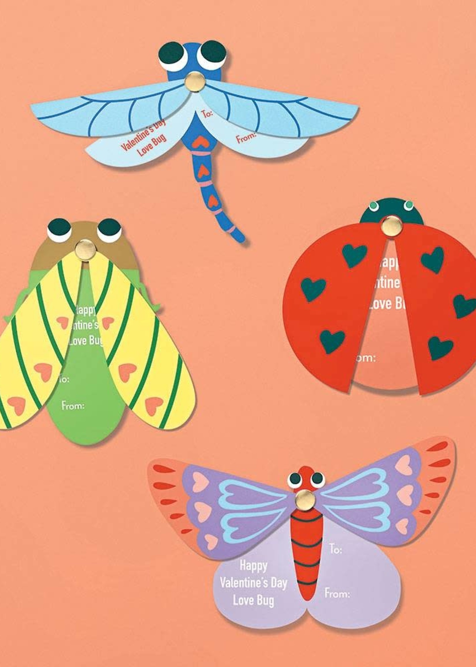 Papersource Valentine's Day Classroom Kit- Sweet Bugs