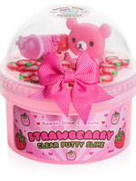 Straw-Bearry Putty Clear Slime