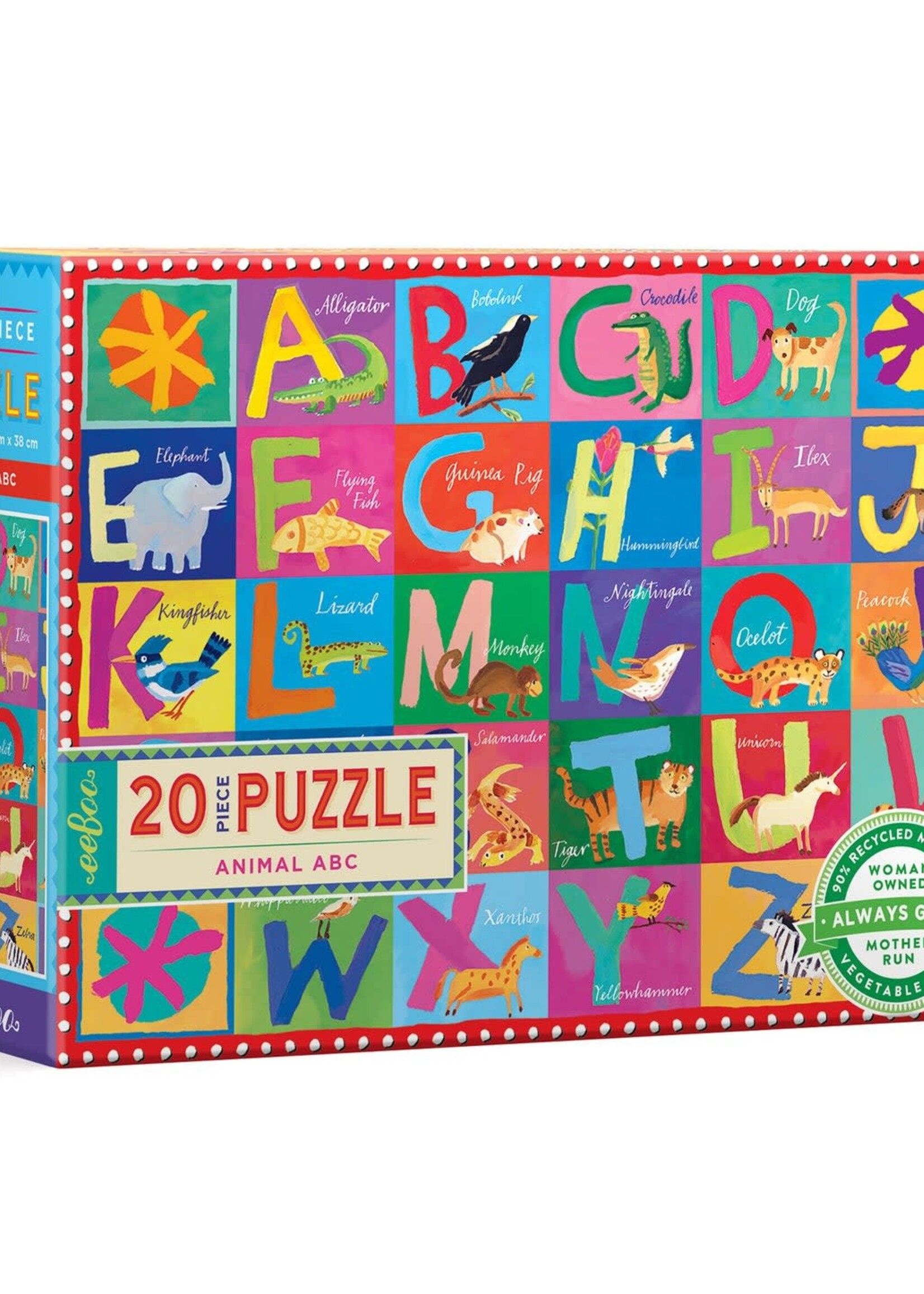 Eeboo Animal ABC Puzzle