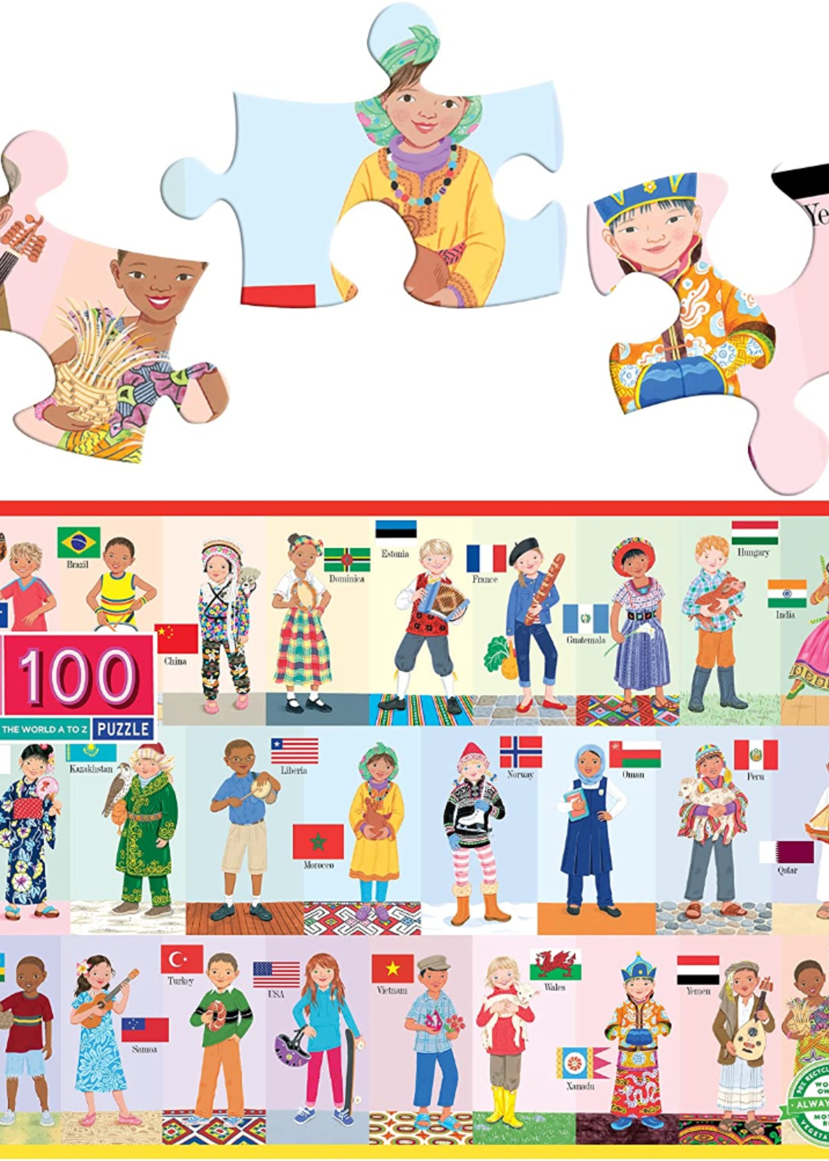 Children of the World 100 Piece Puzzle