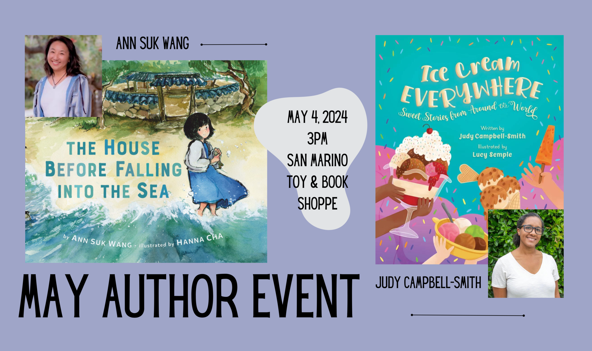 May Event with Two Local Authors!