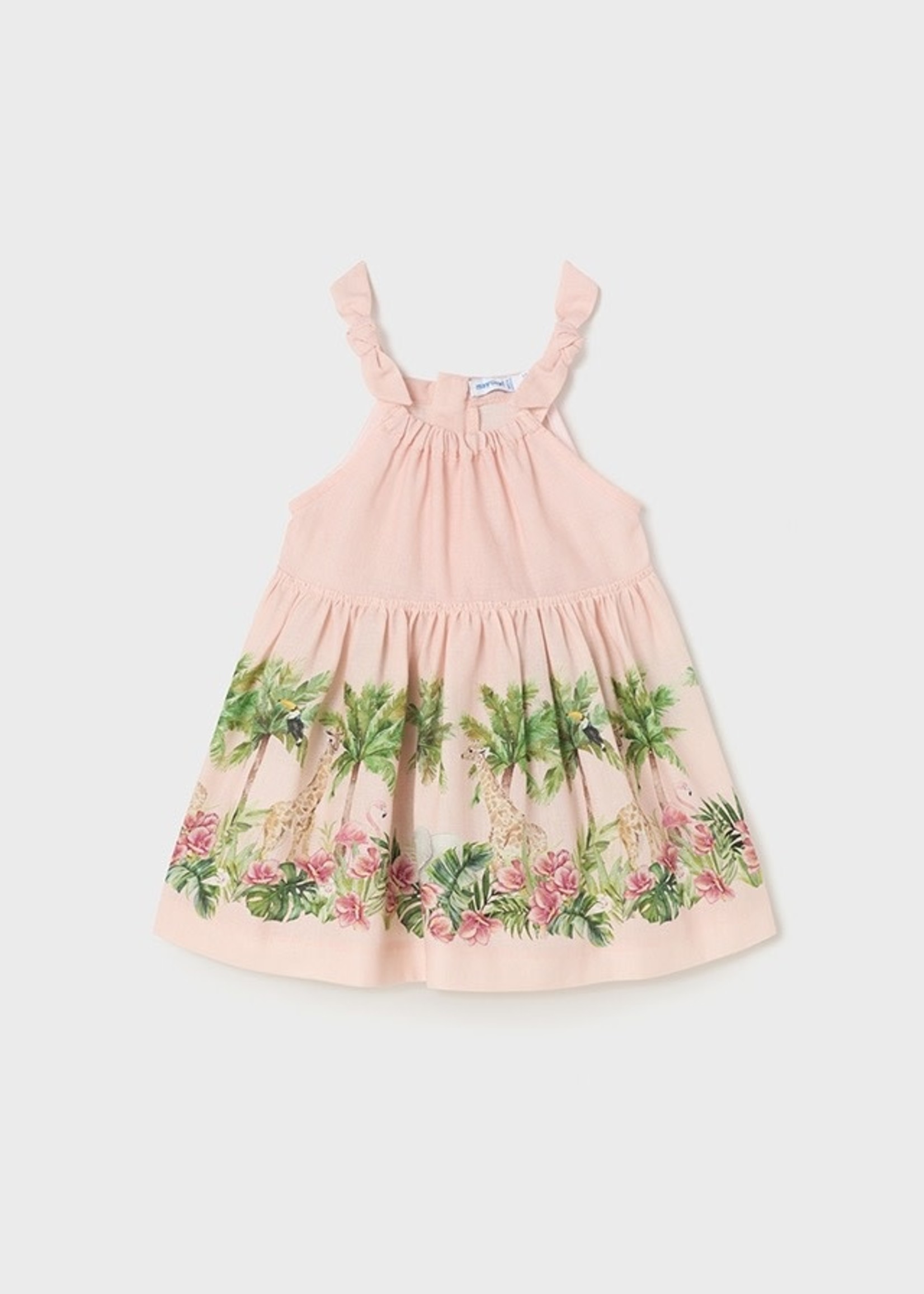Mayoral M Nude Baby Dress Tropical 1967