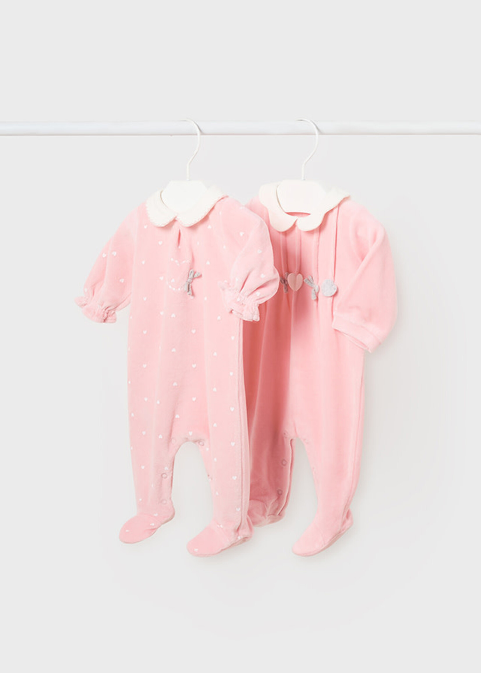 Mayoral M 2 Pc Velour Onesie 2736