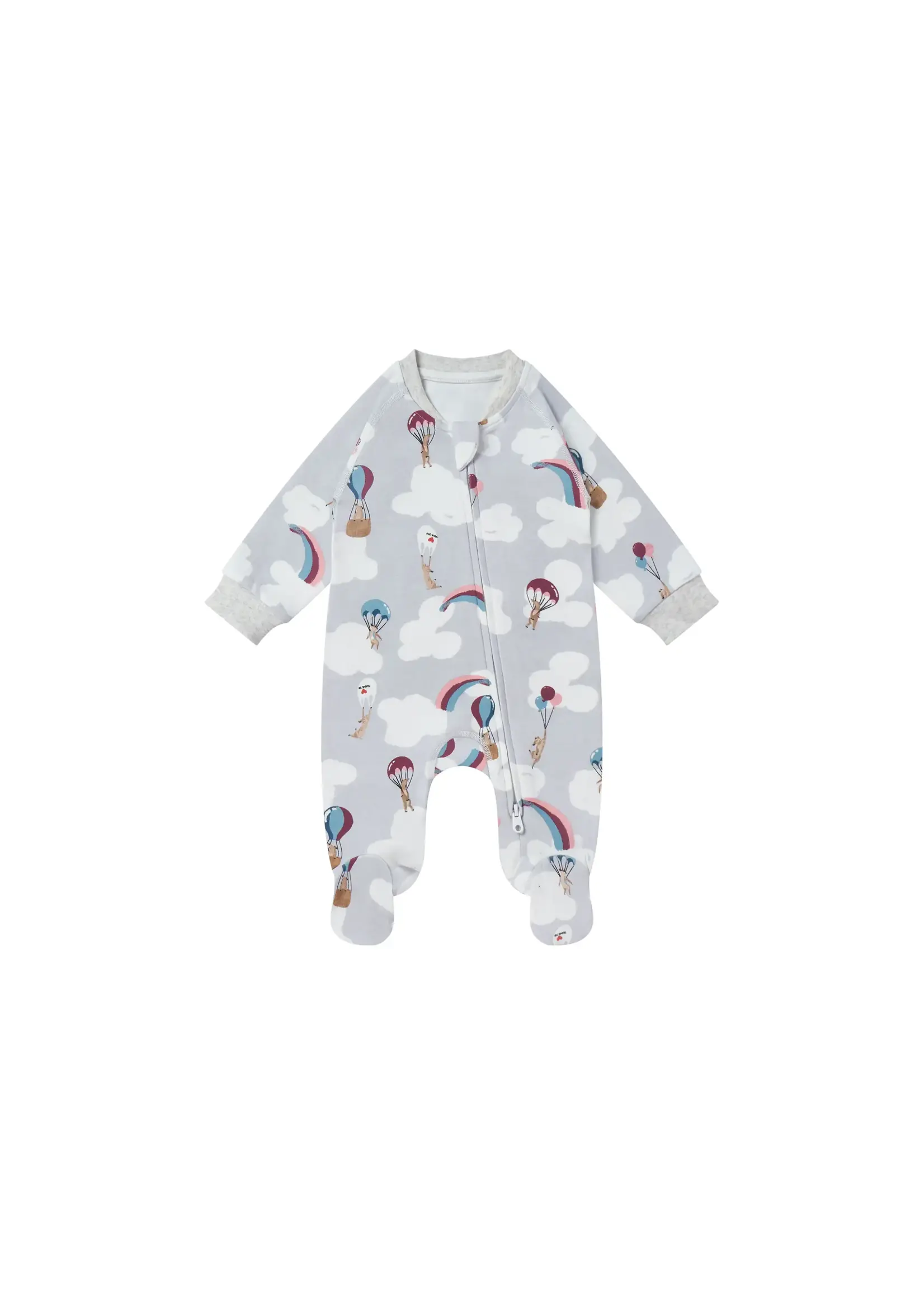 Nest Nest Organic Cotton Zip Footed Sleeper