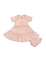 Silkberry Baby SB 4495 Tiered Jersey Dress W Bloomer