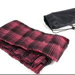 Chinooktec Protège-sac de couchage mummy flannel rouge