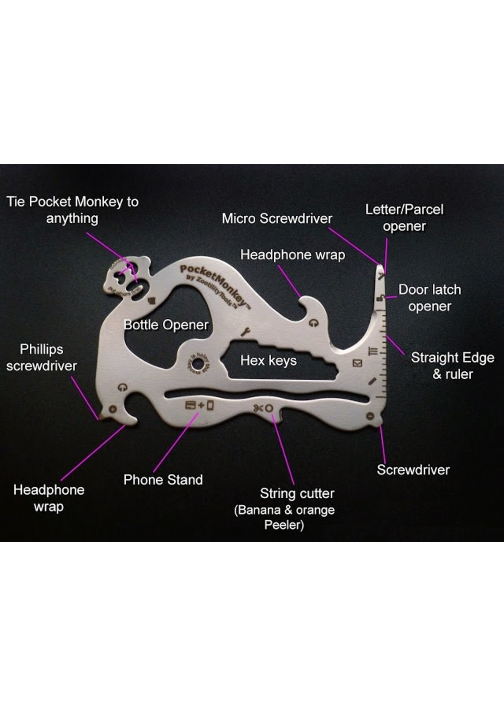 Zootility Pocket Monkey Deluxe