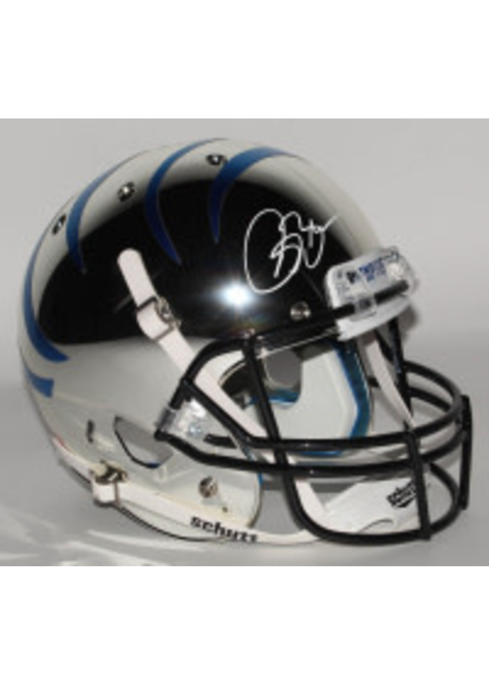 Pristine Auction Isaac Bruce Signed Chrome Memphis Tigers Full-Sized Helmet