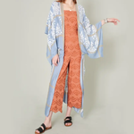 Oxbeau Soft Blue Long Kimono