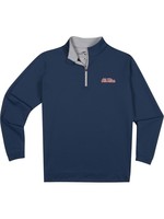 GenTeal Apparel Ole Miss Navy Performance Quarter-Zip