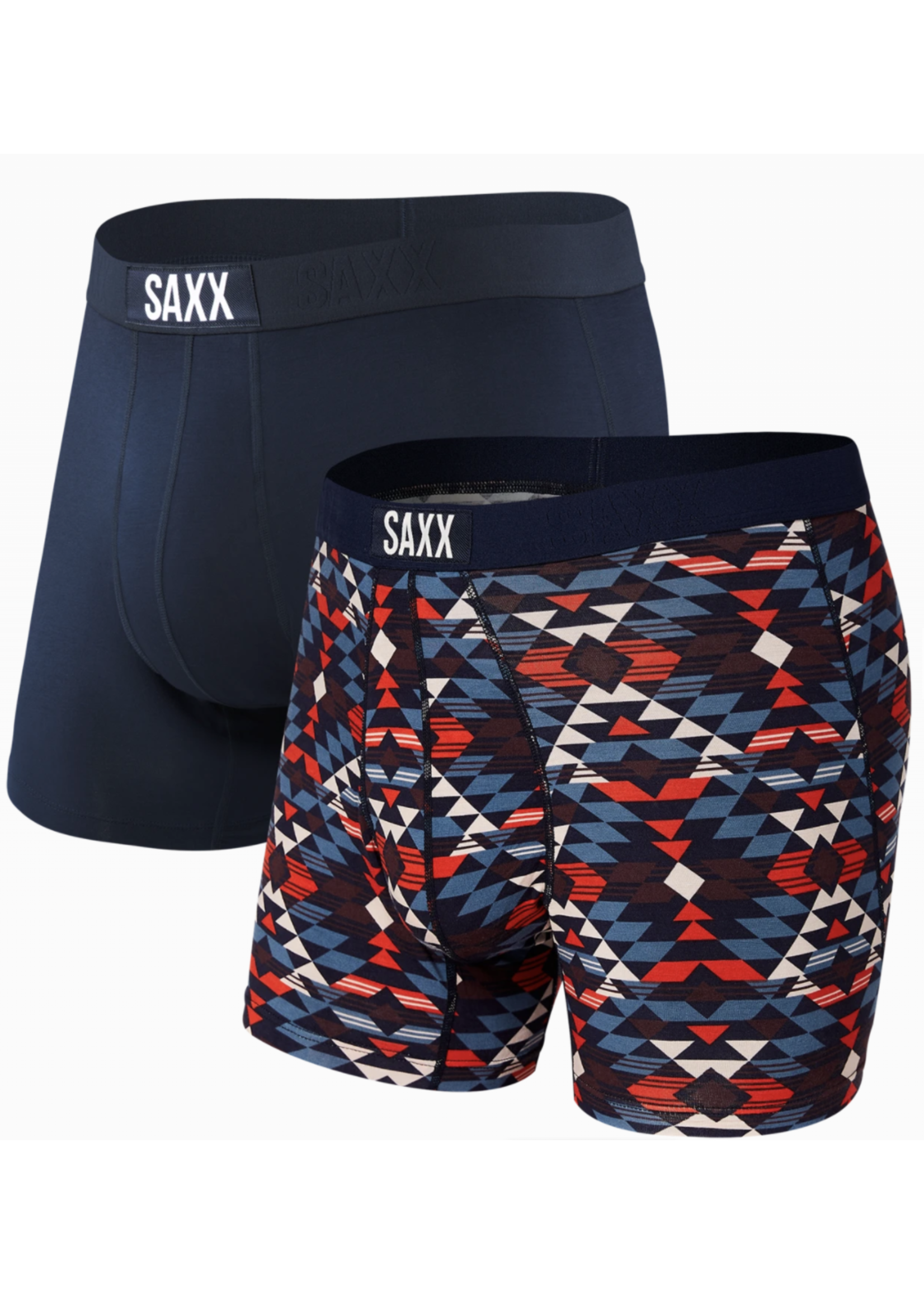 Saxx Vibe Boxer Brief El Dorado/Navy 2 Pack