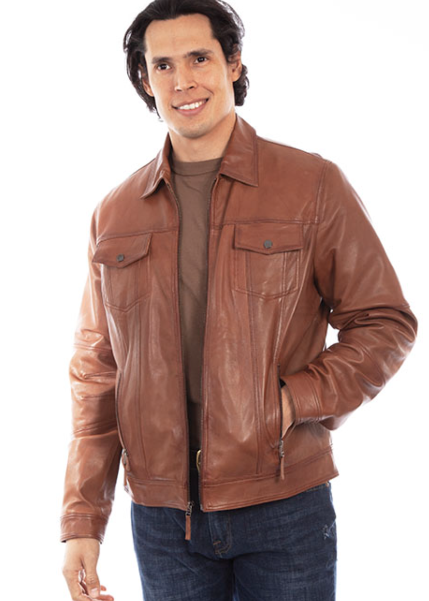 scully lamb leather jacket