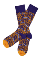 Dead Soxy Purple & Gold Tiger Stripe