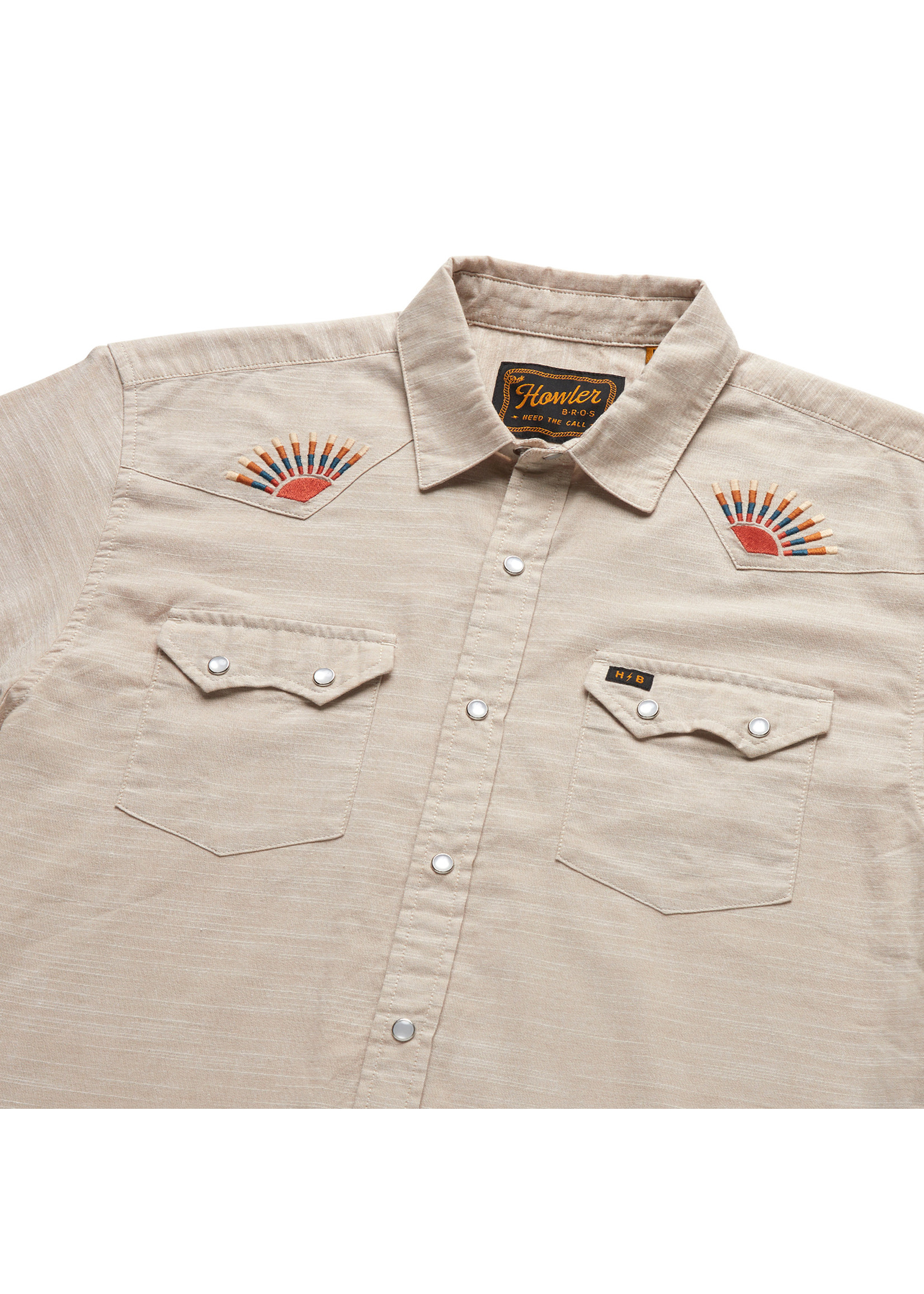 Howler Brothers Crosscut Deluxe S/S  Rising Suns