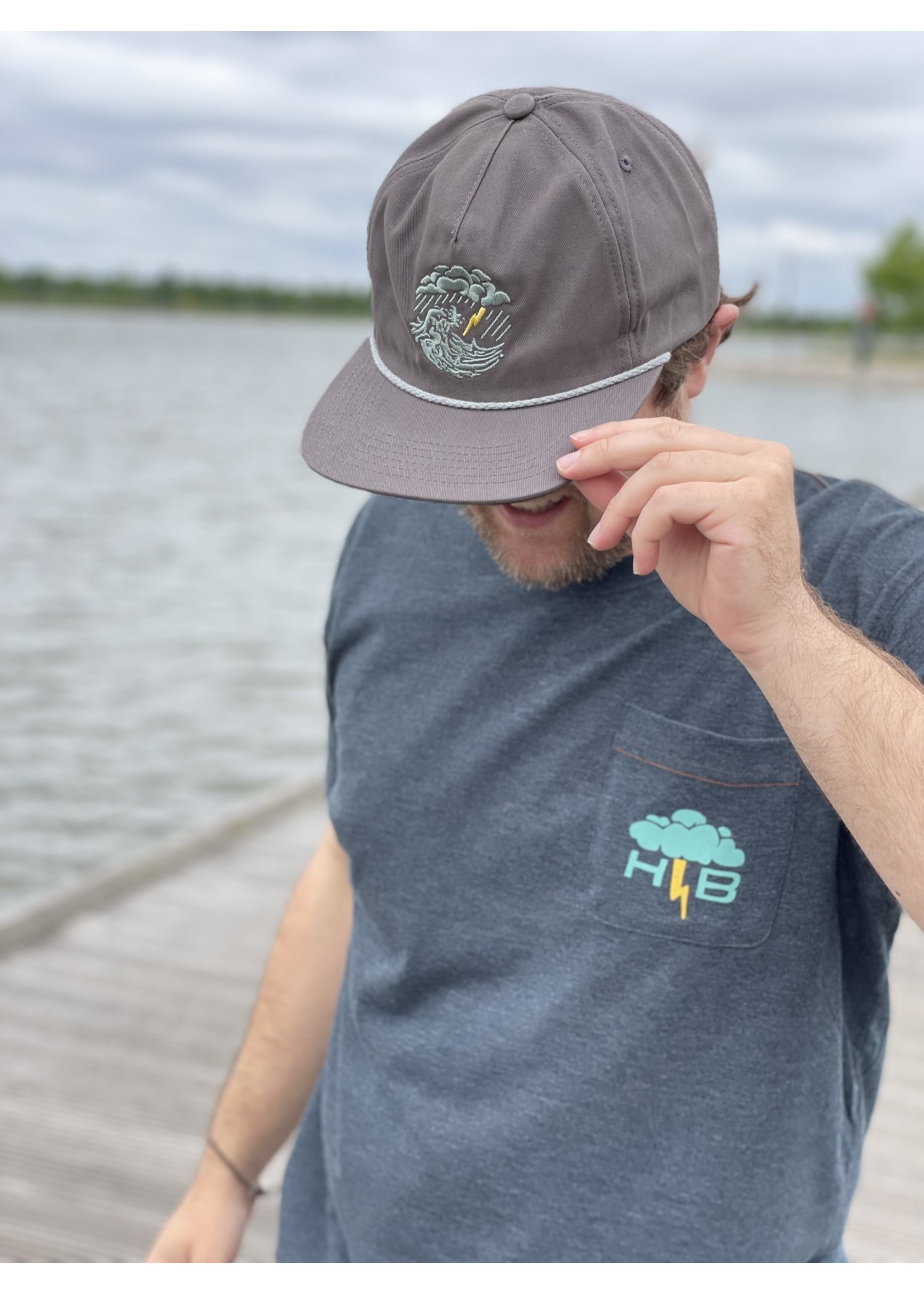 Unstructured Snapback Hat Turbulent 