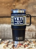 YETI Rambler 20 oz Travel Mug Black