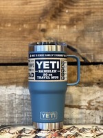 YETI Rambler 20 oz Travel Mug Nordic Blue