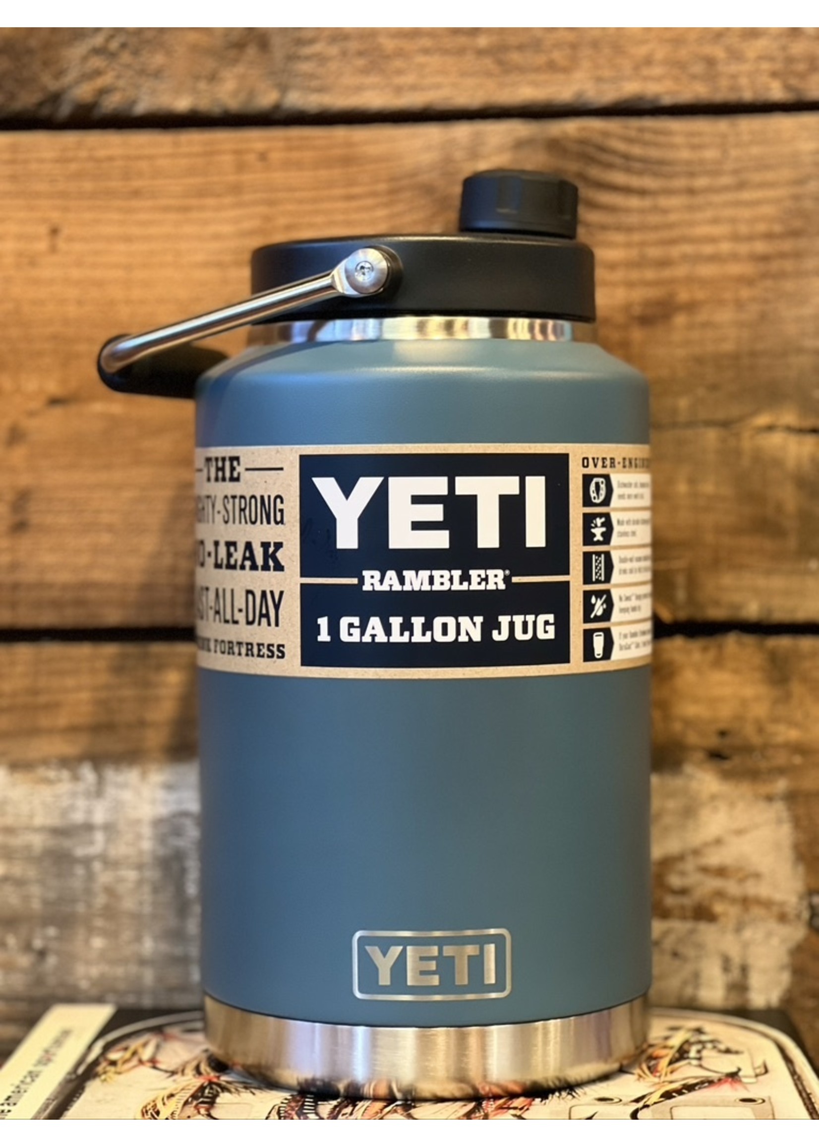 YETI- Rambler One Gallon Jug Nordic Blue