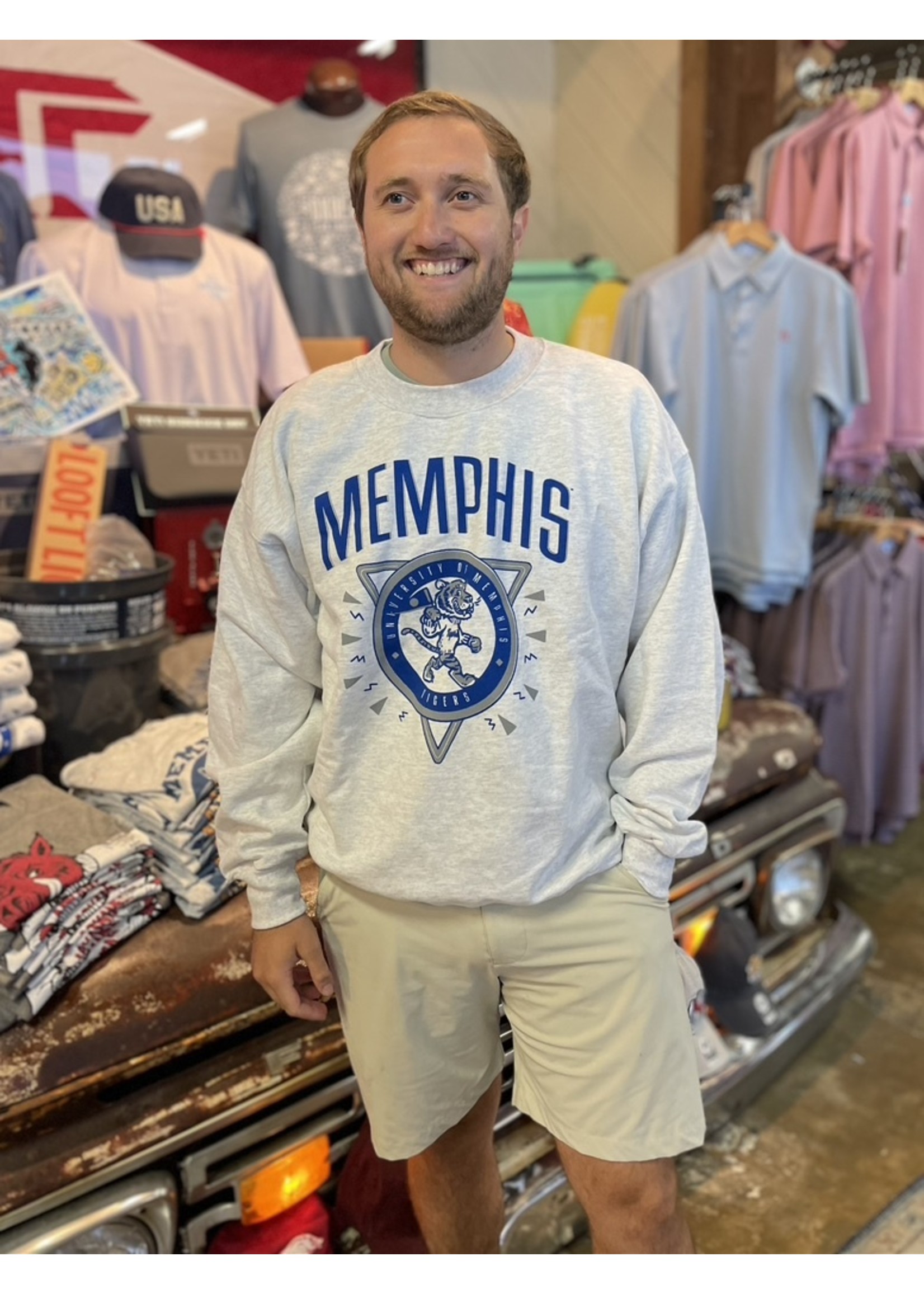 Oxbeau Retro Memphis Tigers Sweatshirt