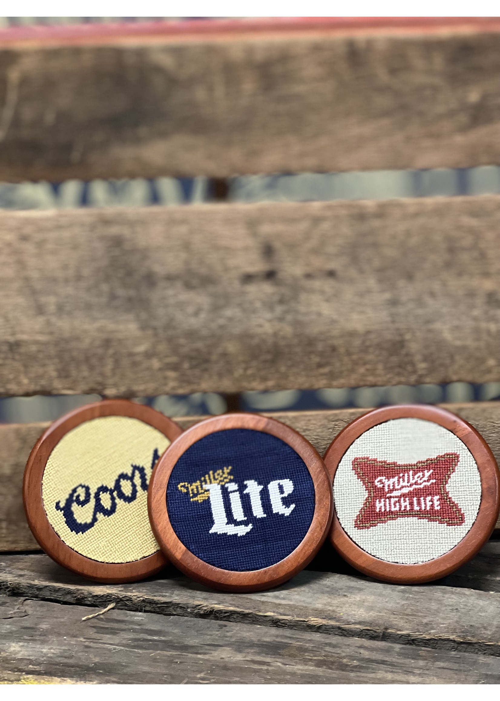 Smathers & Branson Miller and Coors Coaster Set