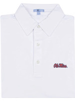GenTeal Apparel Ole Miss White Performance Polo