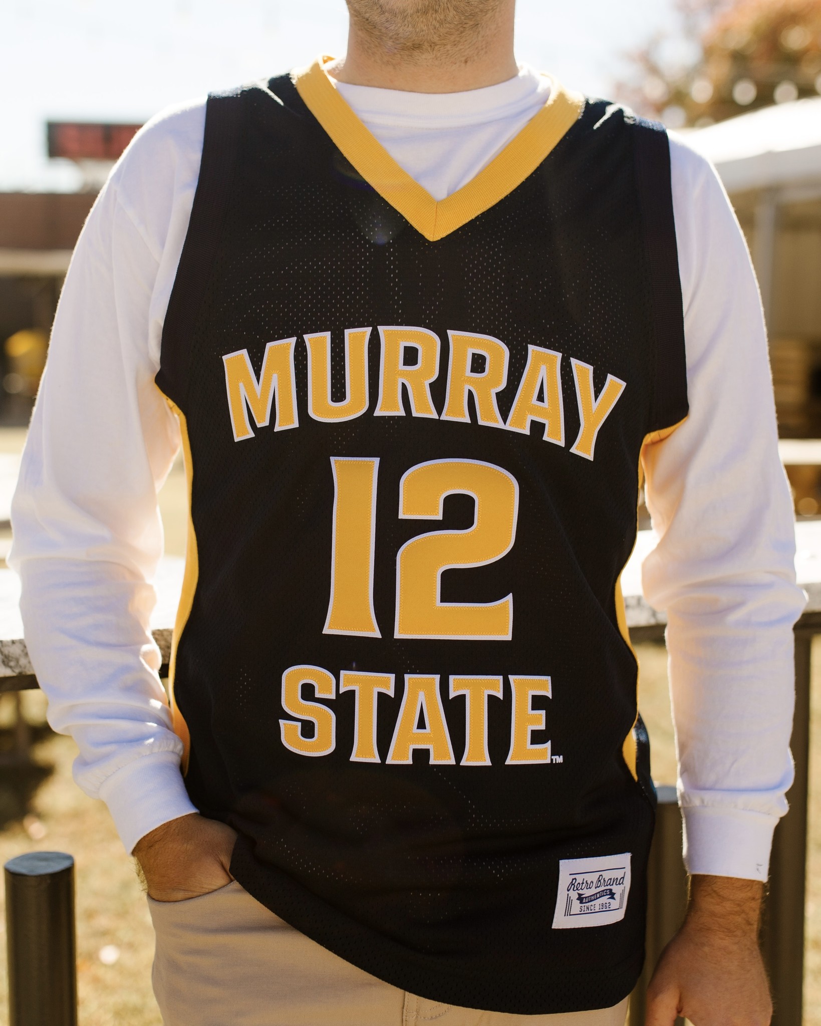 Ja Morant 12 Murray State Navy Blue Basketball Jersey