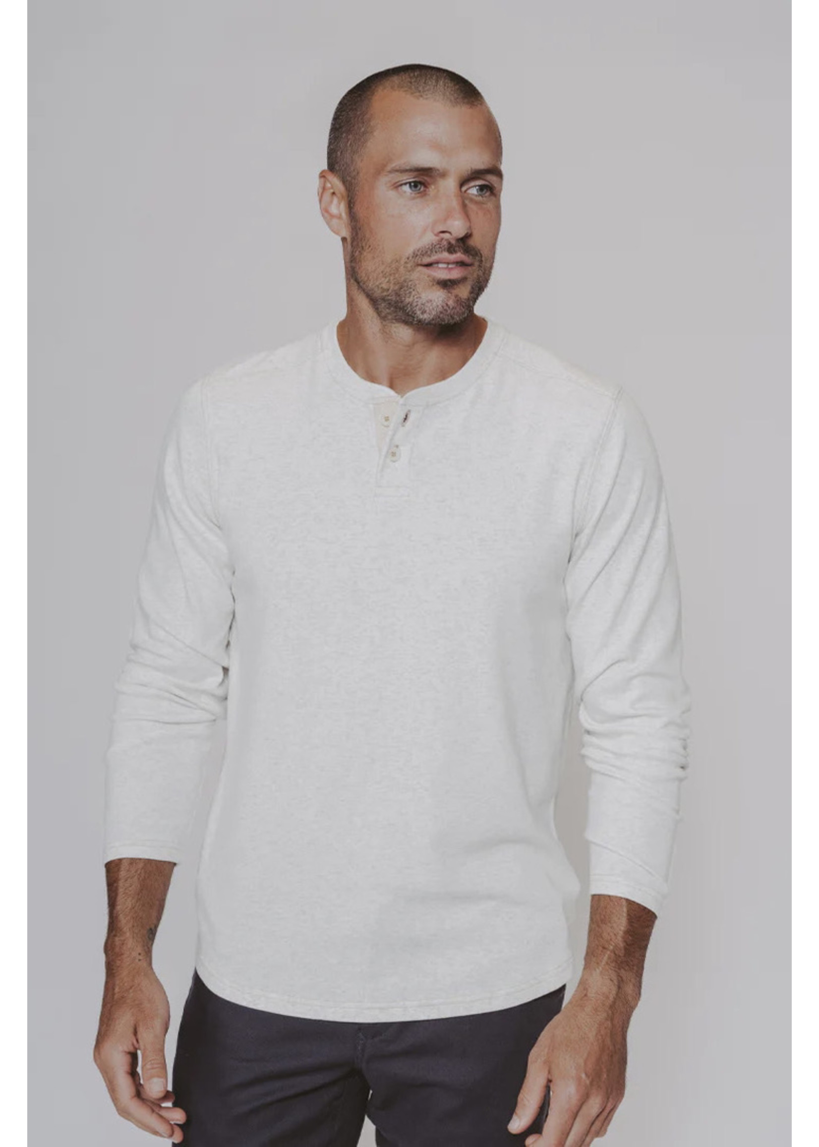 The Normal Brand Puremeso Two-Button Henley