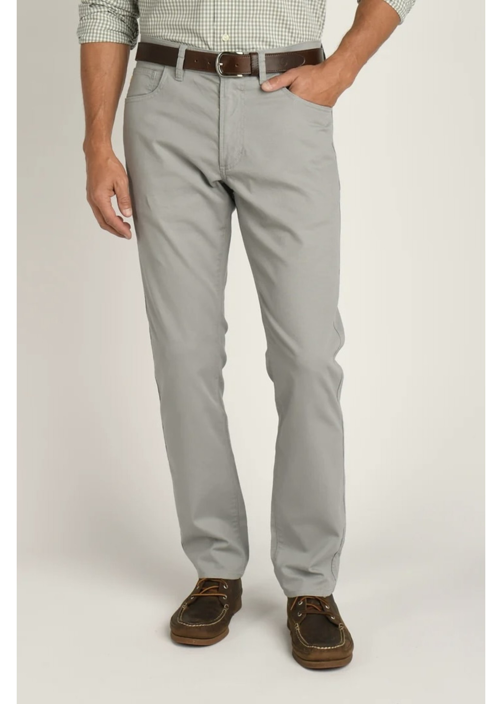 Duck Head Pinpoint Canvas Five-Pocket Pant- Stone - Nowells Clothiers