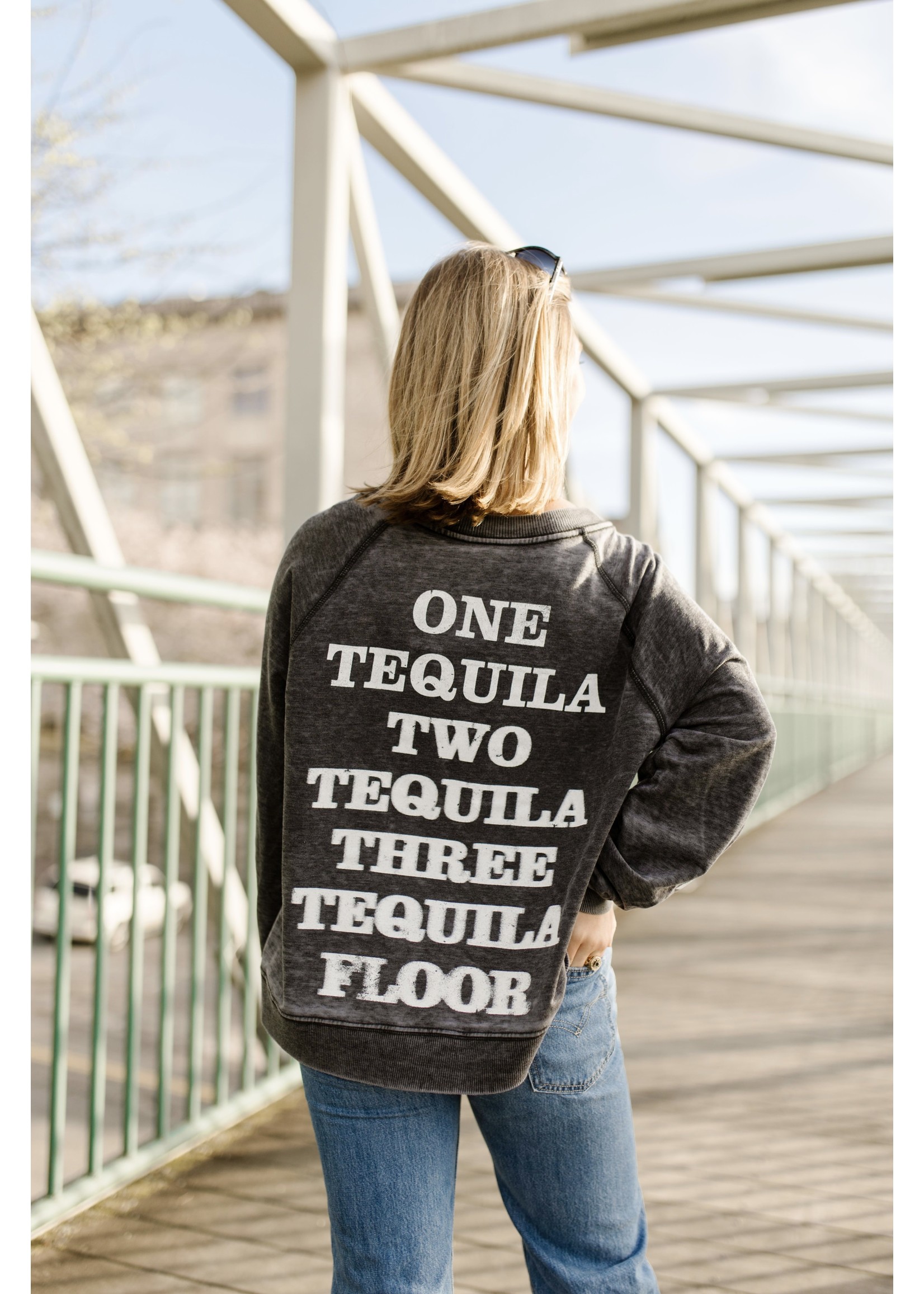 Recycled Karma Tequila Por Favor Sweatshirt