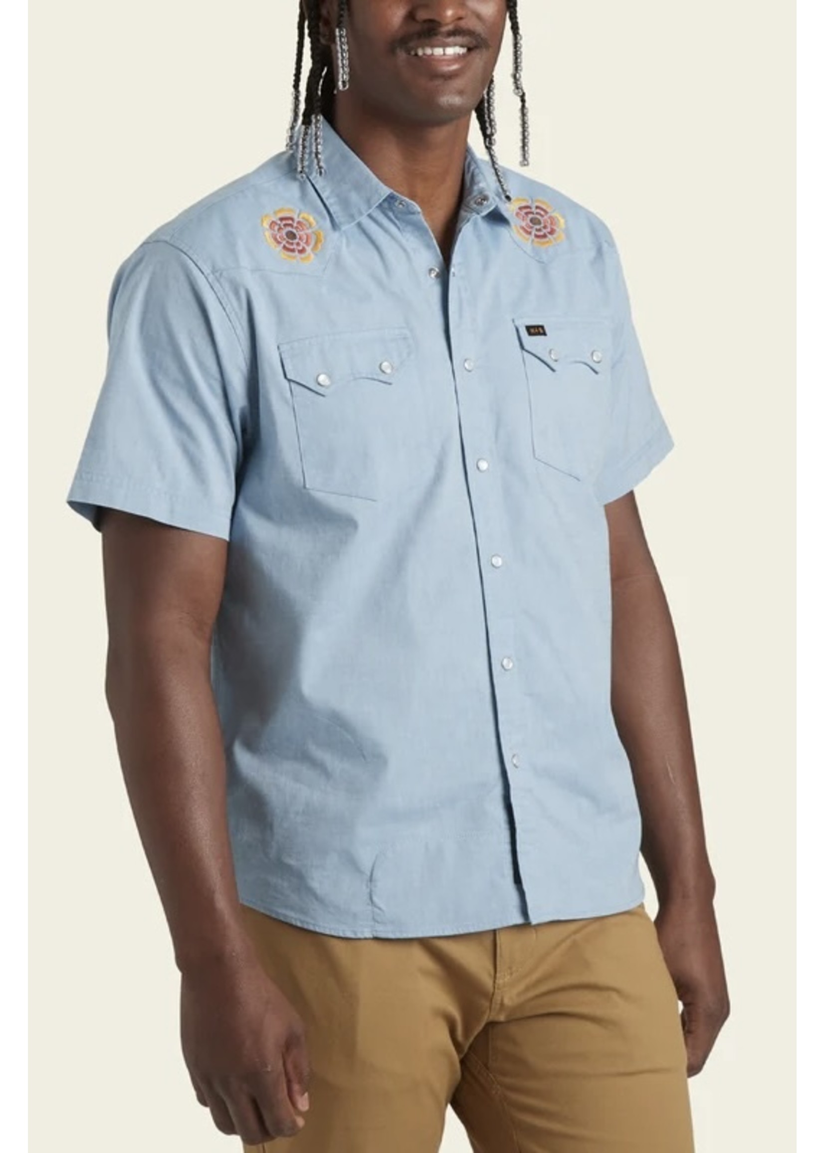 Howler Brothers Crosscut Deluxe Short Sleeve Beach Blooms