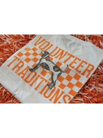 Volunteer Traditions Checker Bluetick Pocket Tee