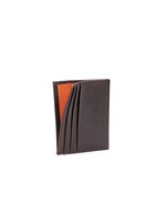 Martin Dingman Edward Executive Saddle Leather ID Card - Chocolate