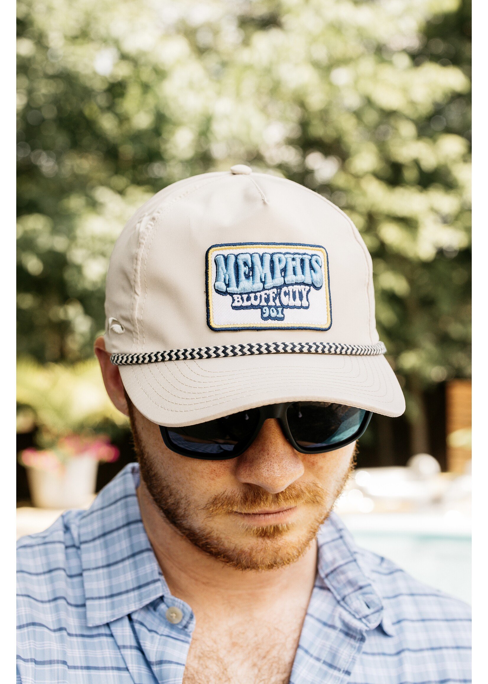 Memphis Rope & Cord Patch Hat - Oxbeau