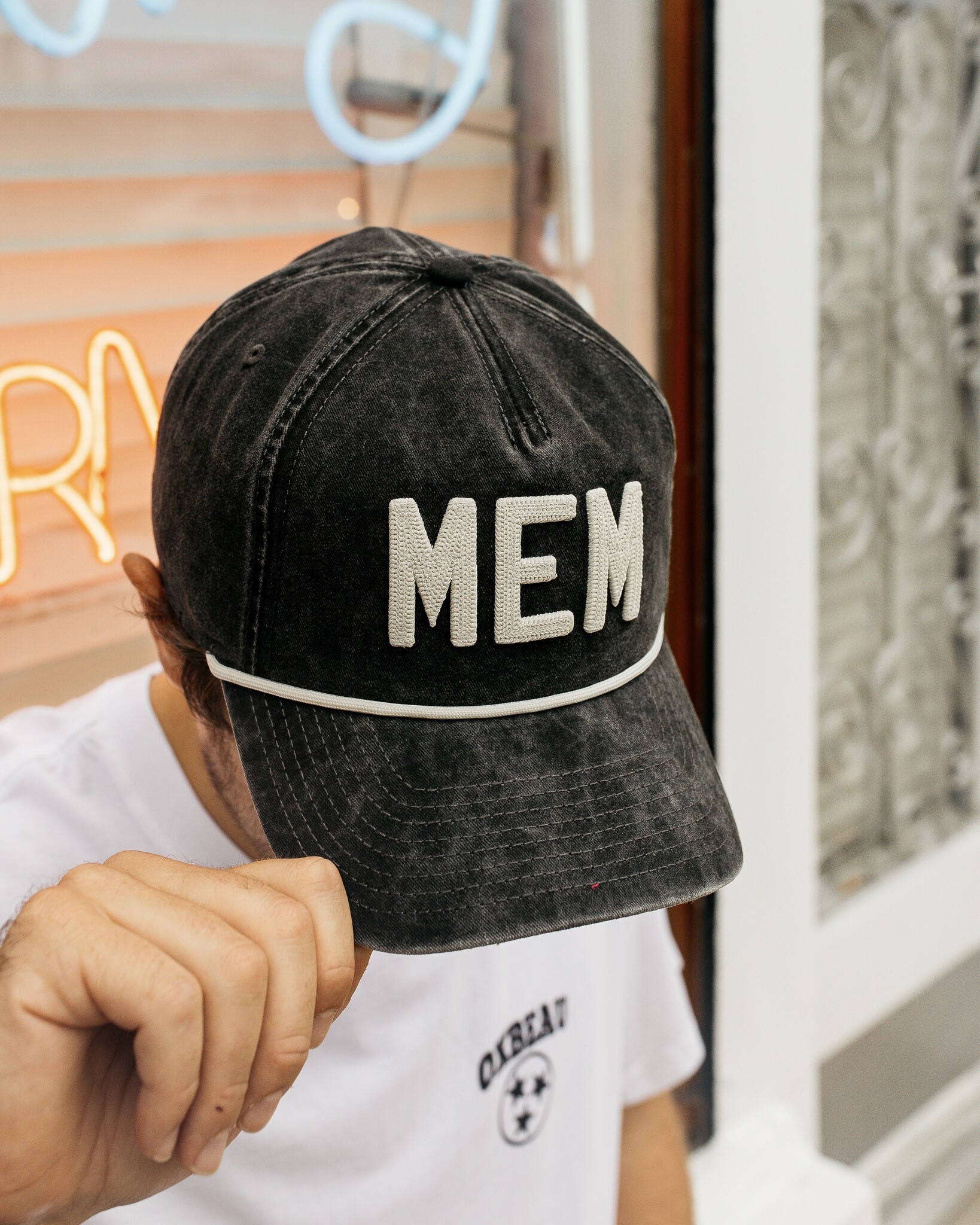 Oxbeau Memphis Rope & Cord Patch Hat
