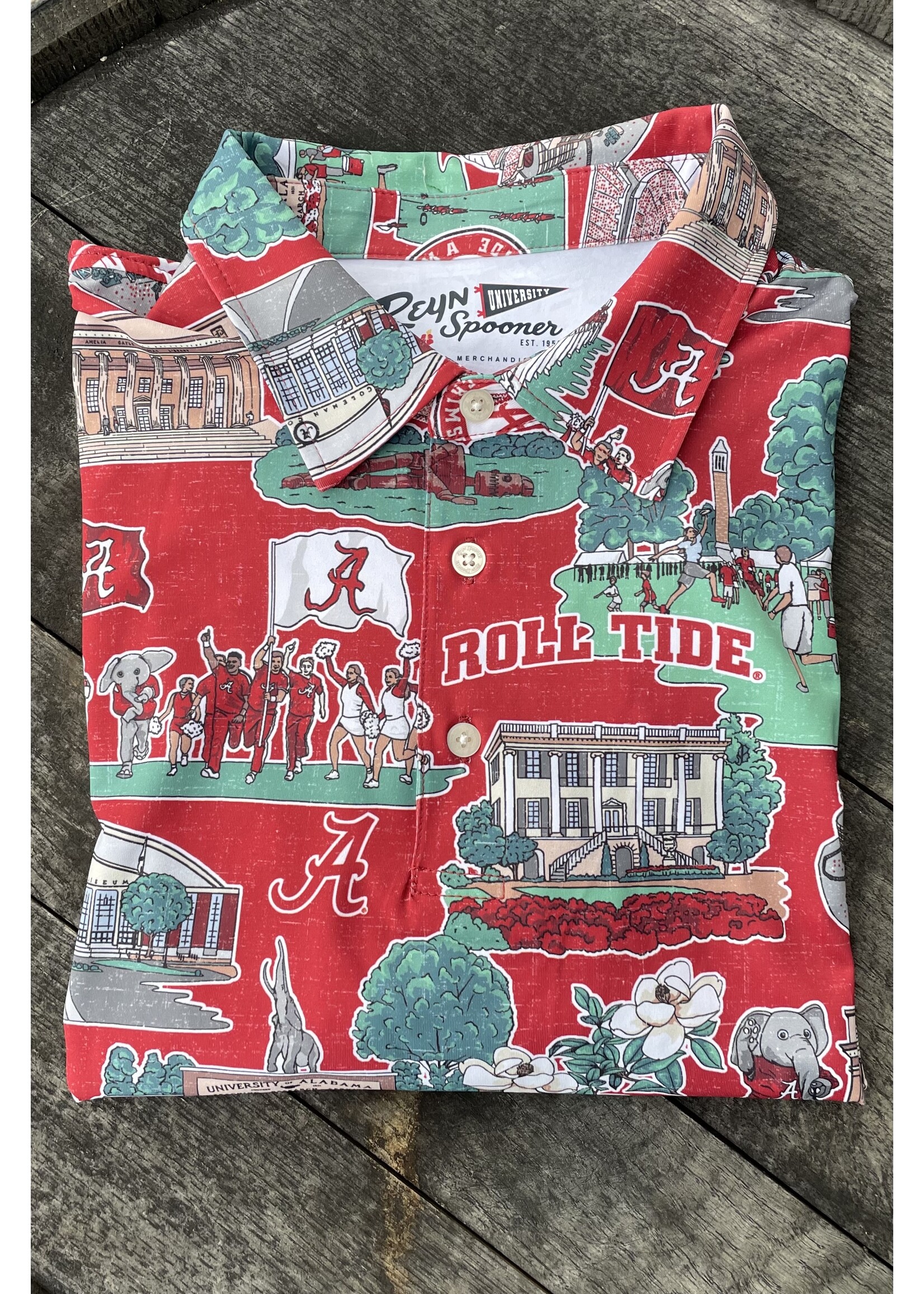 Reyn Spooner Alabama Scenic Polo