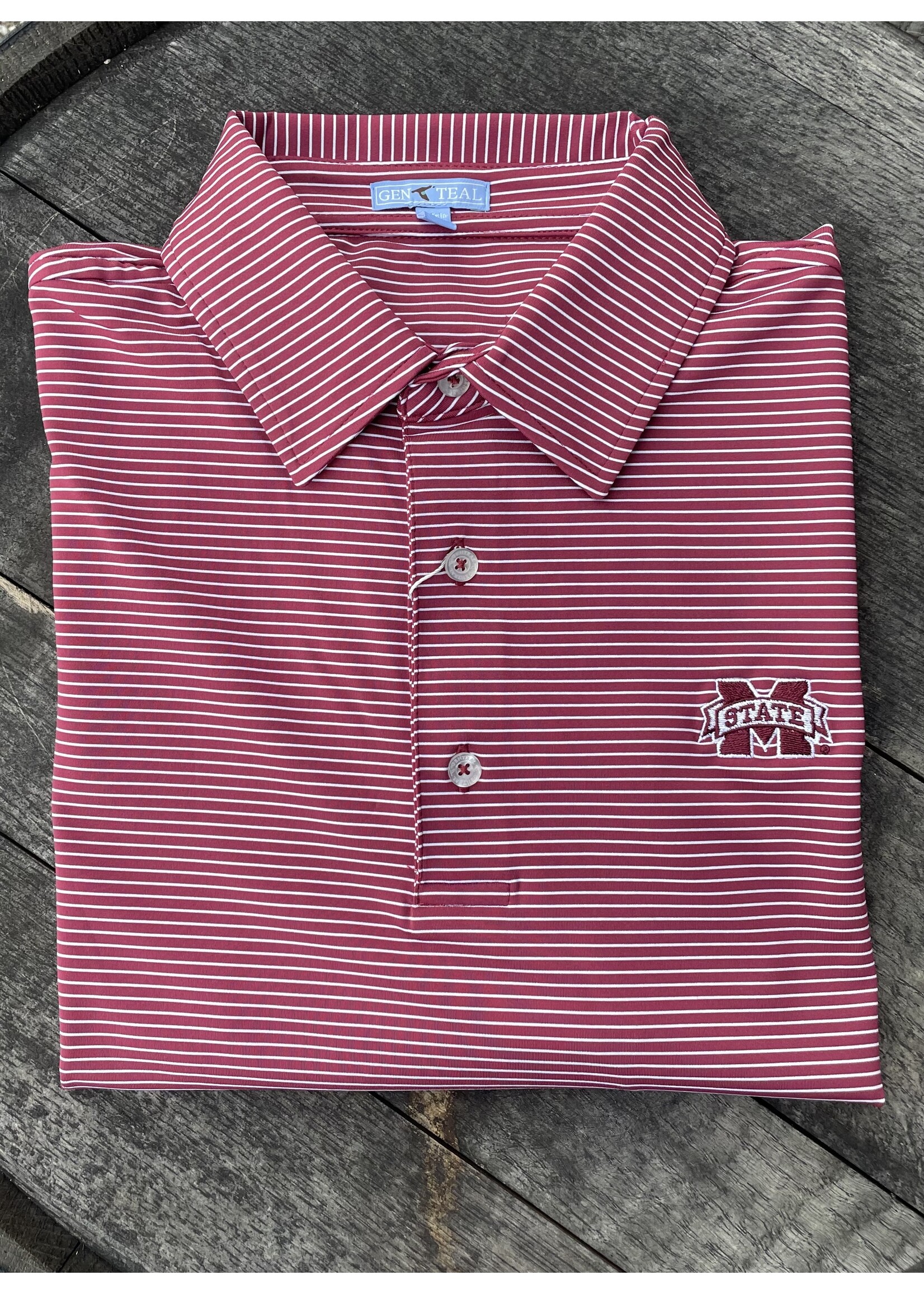 GenTeal Apparel Mississippi State Maroon Stripe Driver