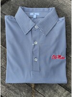 GenTeal Apparel Ole Miss Orion Driver Stripe Polo