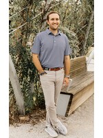 GenTeal Apparel Pique Butte Stripe Polo